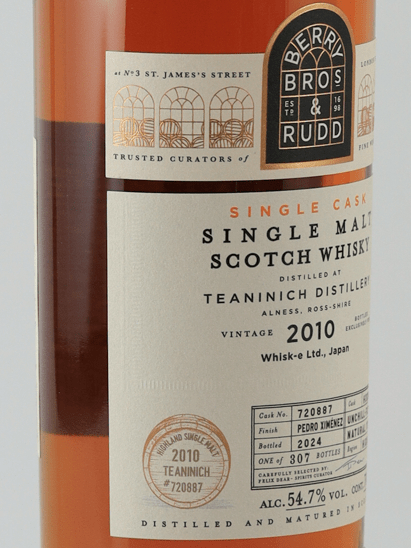BB&R Teaninich 13 Year Old 2010 - Bottle Of Japan