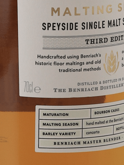 Benriach Malting Season Third Edition - Bottle Of Japan