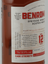 Load image into Gallery viewer, Benromach 12 Year Old Cask Strength - Bottle Of Japan