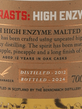 Load image into Gallery viewer, Benromach High Enzyme 2012 - Bottle Of Japan
