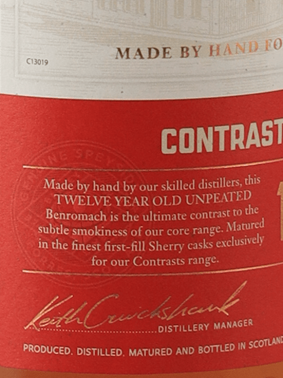 Benromach Unpeated 12 Year Old - Bottle Of Japan
