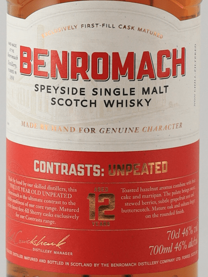 Benromach Unpeated 12 Year Old - Bottle Of Japan