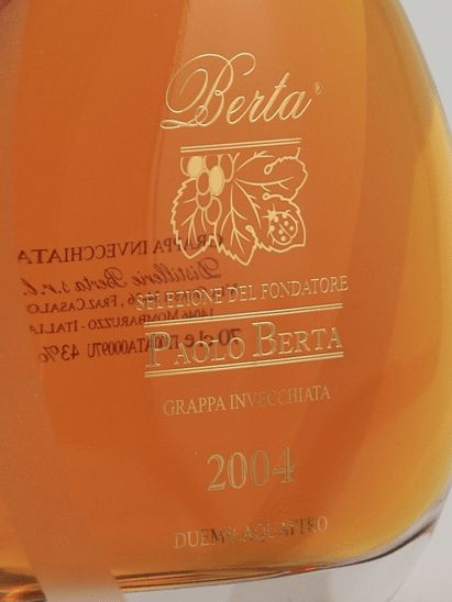 Berta Paolo Berta 2004 - Bottle Of Japan
