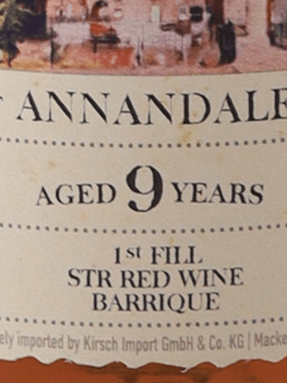 Best Dram Annandale 9 Year Old 2015 - Bottle Of Japan
