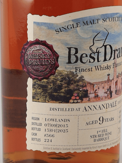 Best Dram Annandale 9 Year Old 2015 - Bottle Of Japan