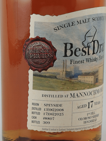 Best Dram Mannochmore 17 Year Old 2008 - Bottle Of Japan