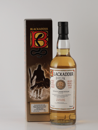 Black Adder Raw Cask Ardmore 12 Year Old 2011 Peated - Bottle Of Japan
