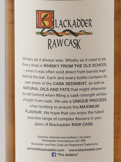 Black Adder Raw Cask Ardmore 12 Year Old 2011 Peated - Bottle Of Japan