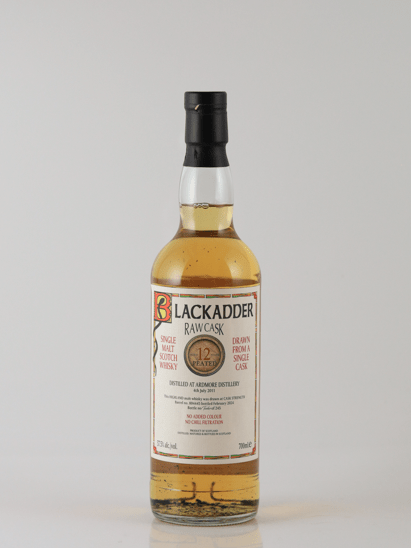 Black Adder Raw Cask Ardmore 12 Year Old 2011 Peated - Bottle Of Japan