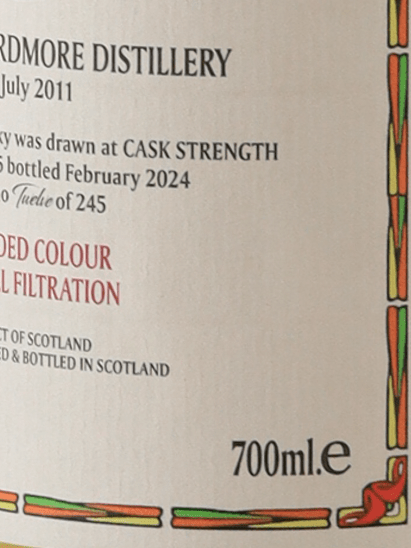 Black Adder Raw Cask Ardmore 12 Year Old 2011 Peated - Bottle Of Japan