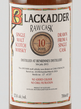 Load image into Gallery viewer, Black Adder Raw Cask Benrinnes 10 Year Old 2013 - Bottle Of Japan