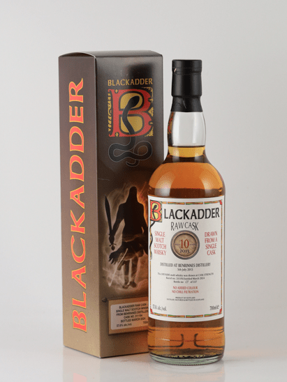 Black Adder Raw Cask Benrinnes 10 Year Old 2013 - Bottle Of Japan