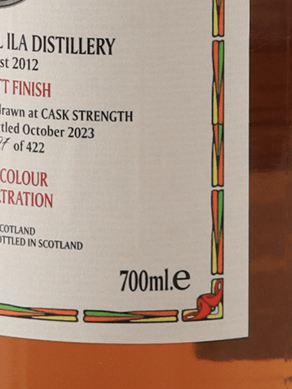 Black Adder Raw Cask Caol Ila 11 Year Old 2012 - Bottle Of Japan