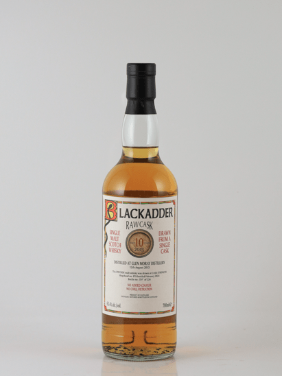 Black Adder Raw Cask Glen Moray 10 Year Old 2013 - Bottle Of Japan