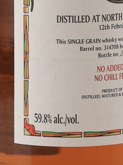 Black Adder Raw Cask North British 11 Year Old 2013 - Bottle Of Japan