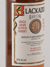 Load image into Gallery viewer, Black Adder Raw Cask North British 11 Year Old 2013 - Bottle Of Japan