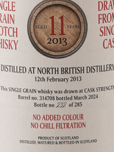 Load image into Gallery viewer, Black Adder Raw Cask North British 11 Year Old 2013 - Bottle Of Japan