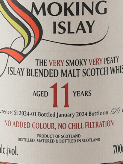 Black Adder Raw Cask Smoking Islay 11 Year Old - Bottle Of Japan