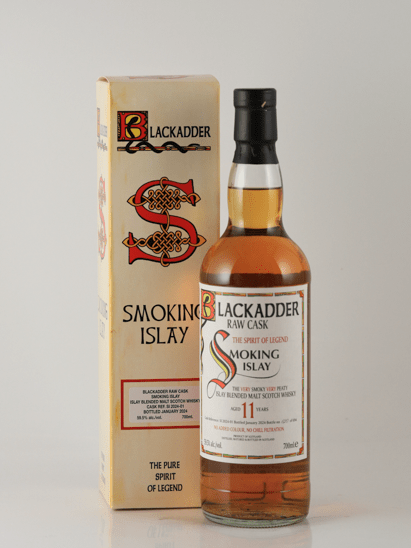 Black Adder Raw Cask Smoking Islay 11 Year Old - Bottle Of Japan