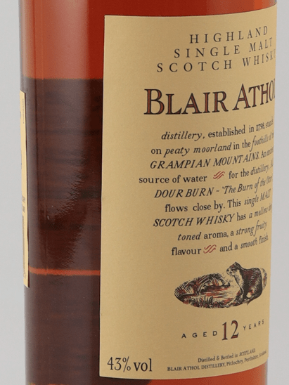 Blair Athol 12 Year Old 2025 Release Lot 5095 - Bottle Of Japan