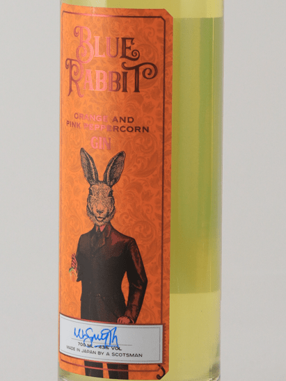 Blue Rabbit Orange & Pink Peppercorn Gin - Bottle Of Japan
