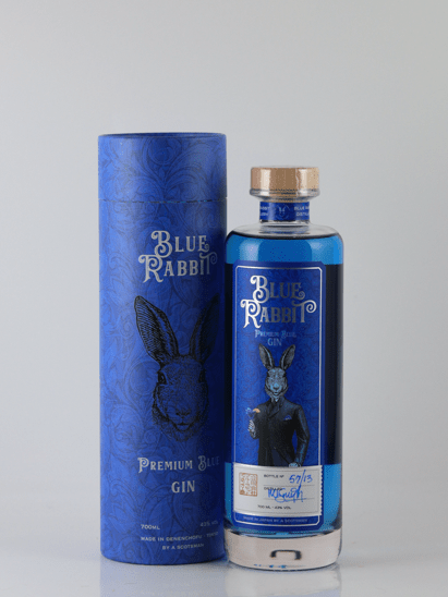 Blue Rabbit Premium Blue Gin - Bottle Of Japan