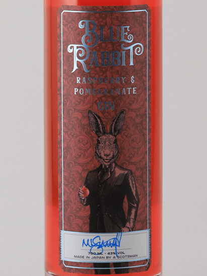 Blue Rabbit Raspberry & Pomegranate Gin - Bottle Of Japan
