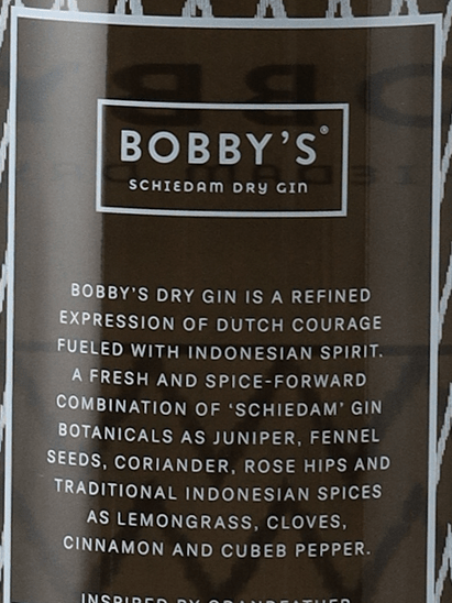BOBBY'S 700ml - Bottle Of Japan