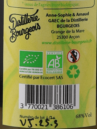 Bourgeois Absinthe La Verte - Bottle Of Japan