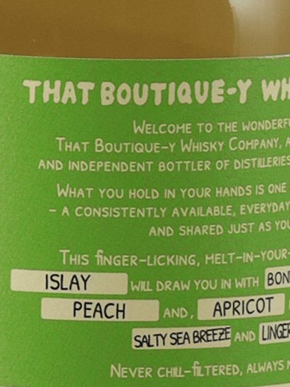 Boutique Whiskey Buffet Islay Single Malt - Bottle Of Japan
