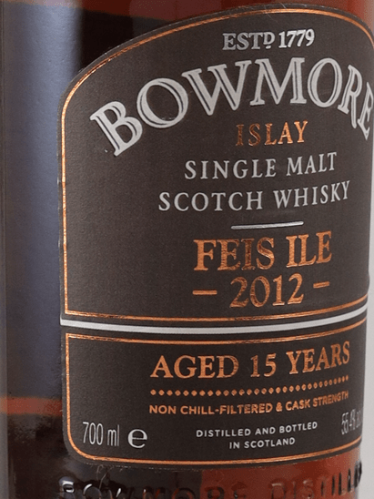 Bowmore 15 Year Old Feis Ile 2012 - Bottle Of Japan