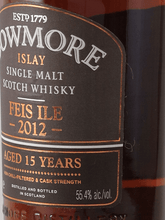 Load image into Gallery viewer, Bowmore 15 Year Old Feis Ile 2012 - Bottle Of Japan