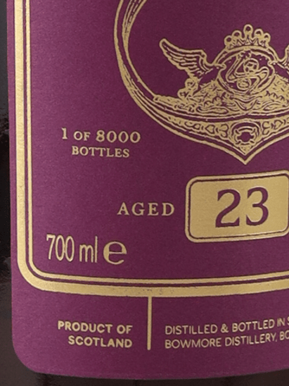 Bowmore 23 Year Old Frank Quality Lovers Transformed - Bottle Of Japan