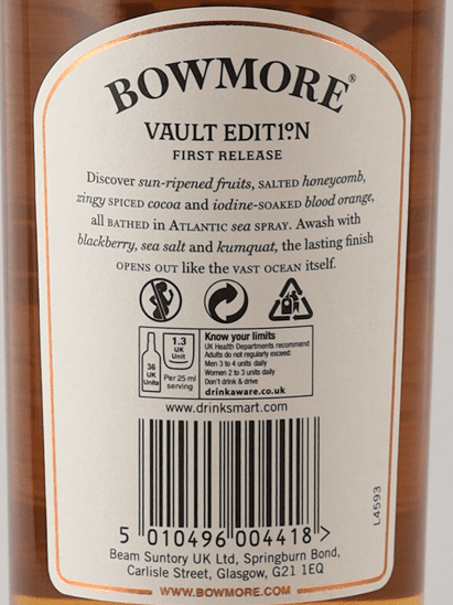 Bowmore Vault First Release - Bottle Of Japan