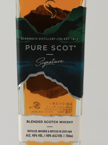Bradnoock Pure Scot - Bottle Of Japan