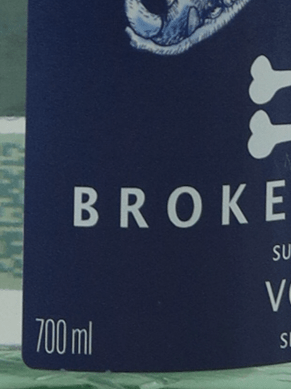 Broken Bones Vodka - Bottle Of Japan