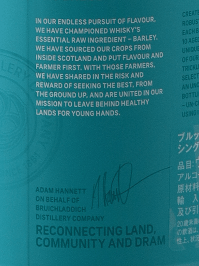 Bruichladdich Classic Laddie 10 Year Old - Bottle Of Japan