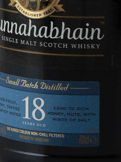 Bunnahabhain 18 Year Old - Bottle Of Japan