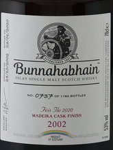Load image into Gallery viewer, Bunnahabhain 2002 Feis Ile 2020 - Bottle Of Japan