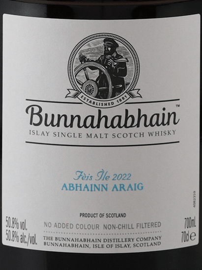 Bunnahabhain Abhainn Araig Feis Ile 2022 - Bottle Of Japan
