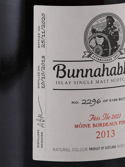 Bunnahabhain Feis Ile 2021 - Bottle Of Japan