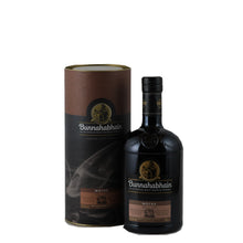 Load image into Gallery viewer, Bunnahabhain Moine Islay single malt whisky, bottle with cylindrical presentation tube