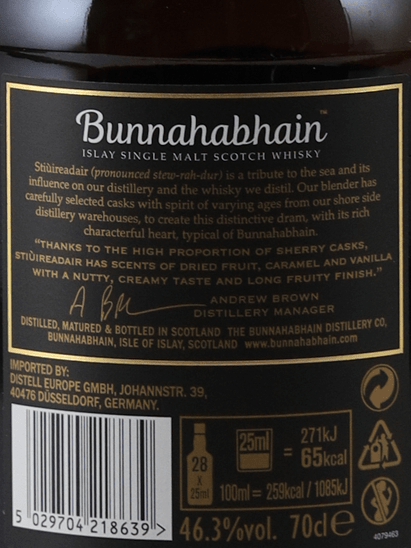 Bunnahabhain Stiùireadair - Bottle Of Japan