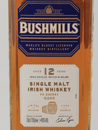Bushmills 12 Year Old PX Sherry Cask - Bottle Of Japan