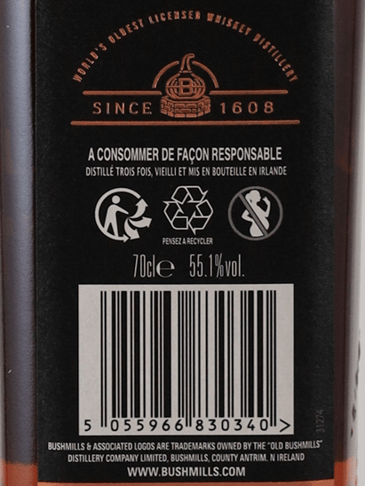 Bushmills 2008 Jupile Cask - Bottle Of Japan