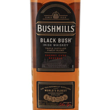 Load image into Gallery viewer, Bushmills Black Bush Irish Whiskey 40% 700ml - front label detail