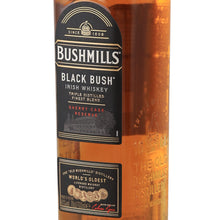 Load image into Gallery viewer, Bushmills Black Bush Irish Whiskey 40% 700ml - front label right angle