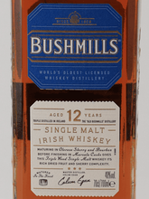 Load image into Gallery viewer, Bushmills Single Malt 12 Year Old - Bottle Of Japan