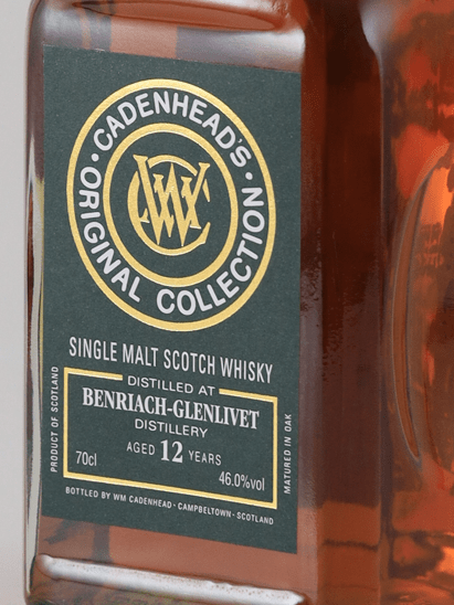 Cadenhead Original Collection Benriach 12 Year Old - Bottle Of Japan