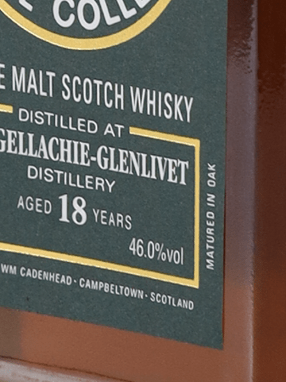 Cadenhead Original Collection Craigellachie 18 Year Old - Bottle Of Japan